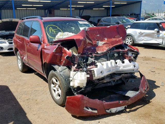 JTEEP21AX60146141 - 2006 TOYOTA HIGHLANDER RED photo 1