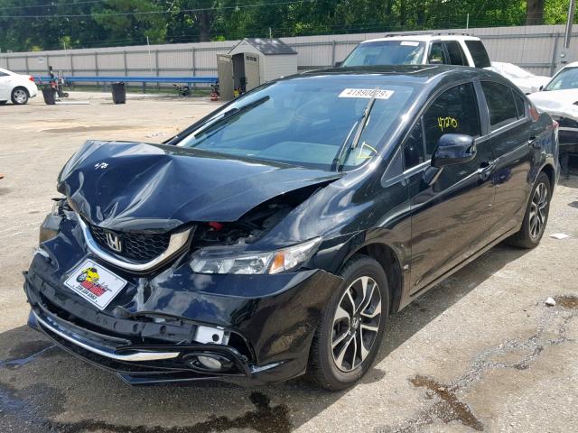 19XFB2F93DE051642 - 2013 HONDA CIVIC EXL 黑色 照片 2