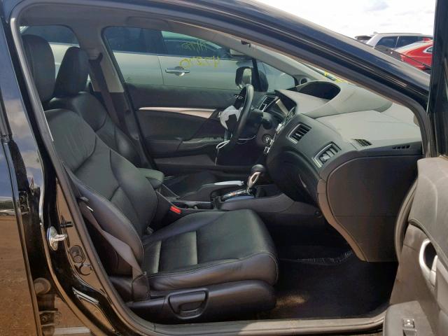 19XFB2F93DE051642 - 2013 HONDA CIVIC EXL 黑色 照片 5