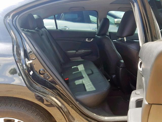 19XFB2F93DE051642 - 2013 HONDA CIVIC EXL 黑色 照片 6