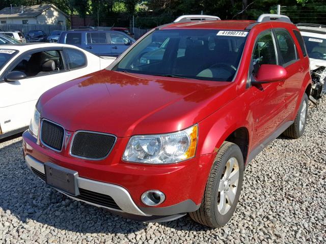 2CKDL73F666205767 - 2006 PONTIAC TORRENT RED photo 2