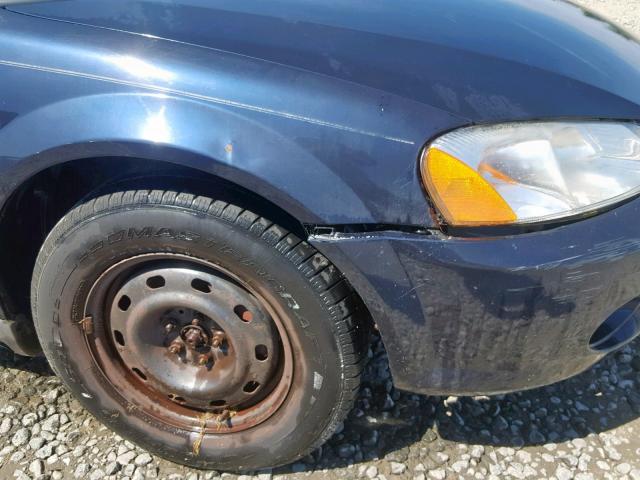 1C3EL46R42N176036 - 2002 CHRYSLER SEBRING LX BLUE photo 9