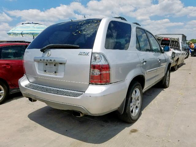 2HNYD18845H505737 - 2005 ACURA MDX TOURIN SILVER photo 4