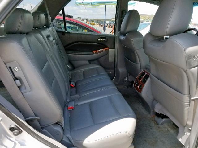 2HNYD18845H505737 - 2005 ACURA MDX TOURIN SILVER photo 6