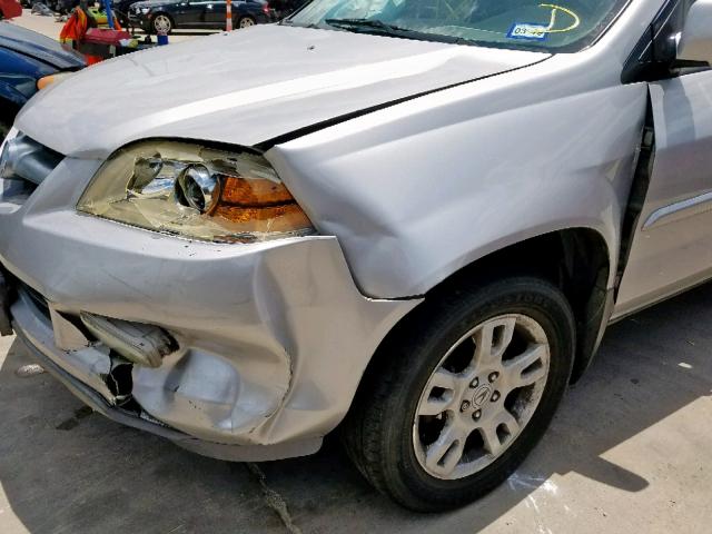 2HNYD18845H505737 - 2005 ACURA MDX TOURIN SILVER photo 9