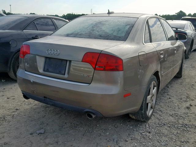 WAUAF68E75A466495 - 2005 AUDI A4 2.0T TAN photo 4