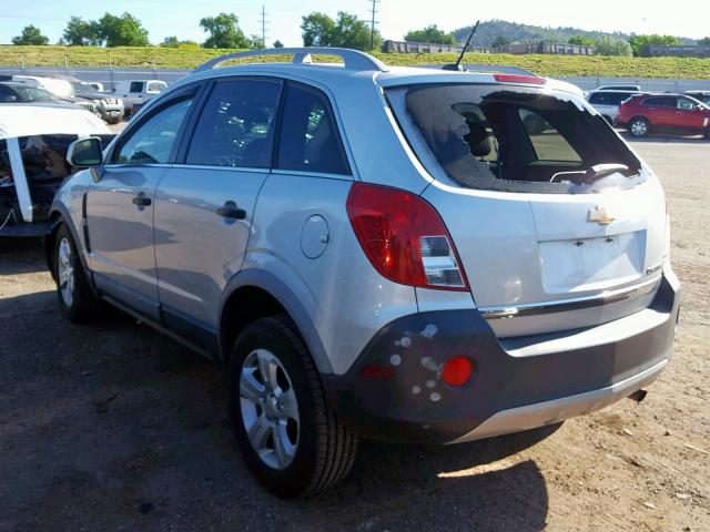 3GNAL2EK9ES558714 - 2014 CHEVROLET CAPTIVA LS 银色 照片 3