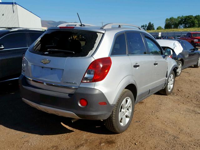 3GNAL2EK9ES558714 - 2014 CHEVROLET CAPTIVA LS 银色 照片 4