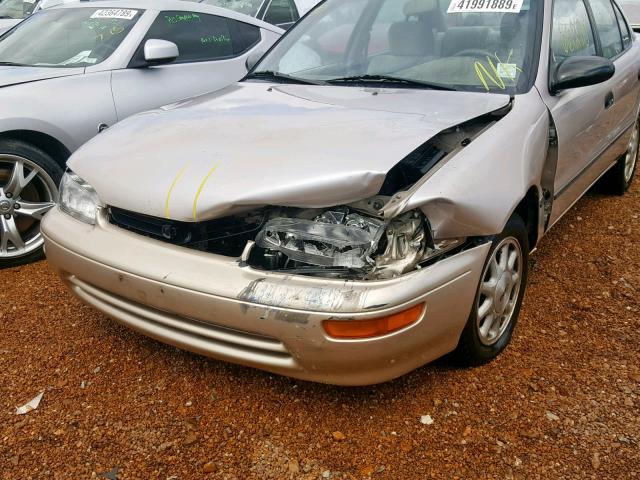1Y1SK5267TZ055526 - 1996 GEO PRIZM BASE BEIGE photo 9
