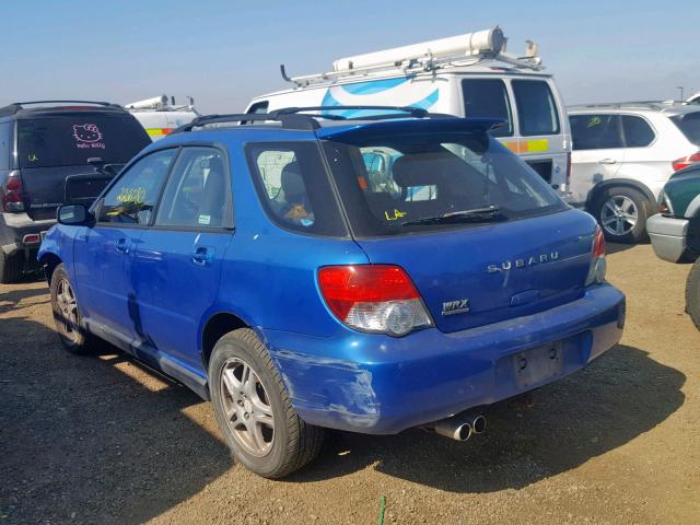 JF1GG29694G816138 - 2004 SUBARU IMPREZA WR BLUE photo 3