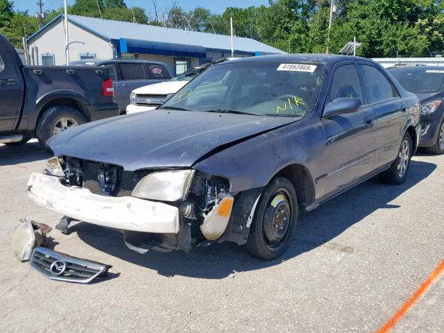 1YVGF22C925306744 - 2002 MAZDA 626 LX BLUE photo 2