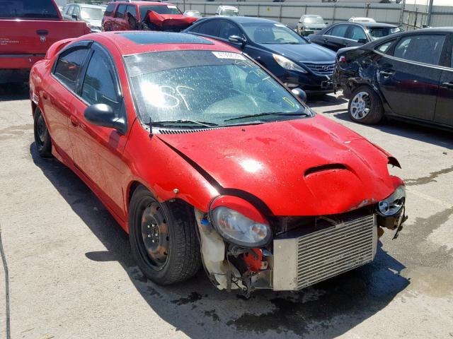 1B3AS66S34D549976 - 2004 DODGE NEON SRT-4 RED photo 1