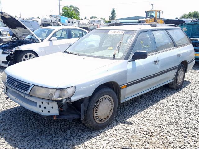 JF1BJ632XNH902689 - 1992 SUBARU LEGACY L SILVER photo 2