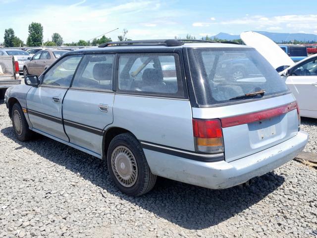 JF1BJ632XNH902689 - 1992 SUBARU LEGACY L SILVER photo 3