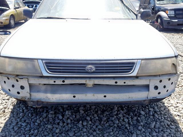 JF1BJ632XNH902689 - 1992 SUBARU LEGACY L SILVER photo 9