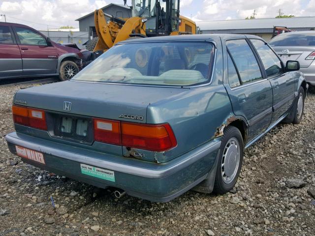 1HGCA5640KA096048 - 1989 HONDA ACCORD LXI BLUE photo 4