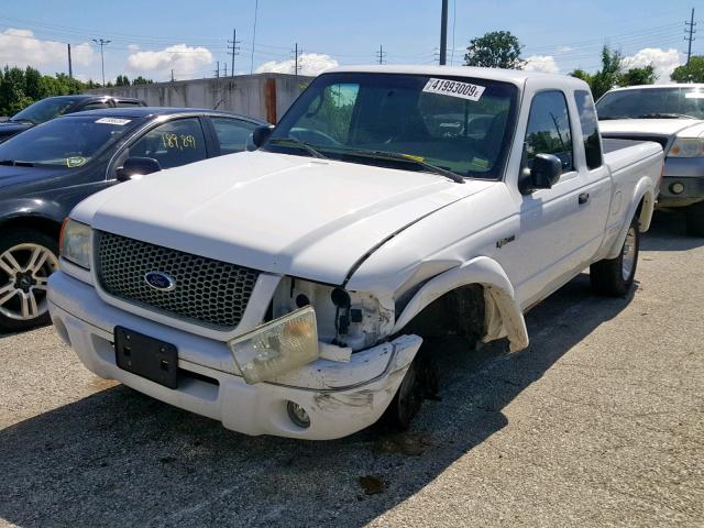 1FTYR44U93PB82516 - 2003 FORD RANGER SUP WHITE photo 2