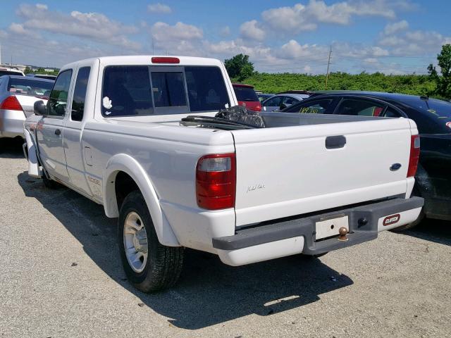 1FTYR44U93PB82516 - 2003 FORD RANGER SUP WHITE photo 3