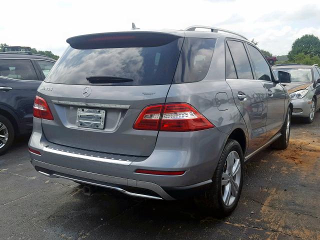 4JGDA5JB6DA247336 - 2013 MERCEDES-BENZ ML 350 GRAY photo 4