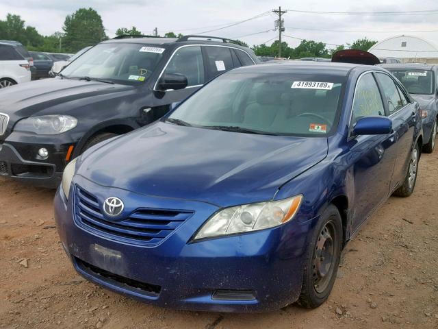 4T1BE46K49U346905 - 2009 TOYOTA CAMRY BASE BLUE photo 2