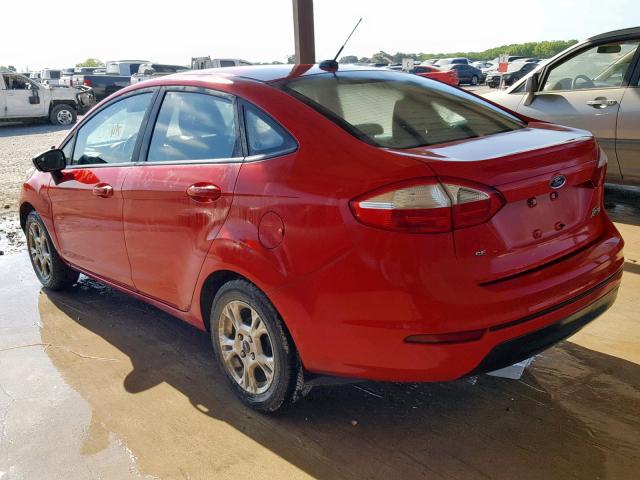 3FADP4BJ9FM123396 - 2015 FORD FIESTA SE RED photo 3