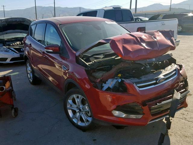 1FMCU9H9XDUD57916 - 2013 FORD ESCAPE SEL RED photo 1