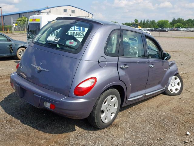 3A4FY48BX7T521217 - 2007 CHRYSLER PT CRUISER PURPLE photo 4