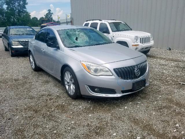 2G4GK5EX7E9195695 - 2014 BUICK REGAL SILVER photo 1