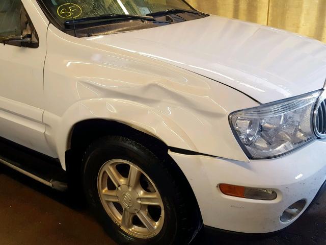 5GADT13S472156506 - 2007 BUICK RAINIER CX WHITE photo 9