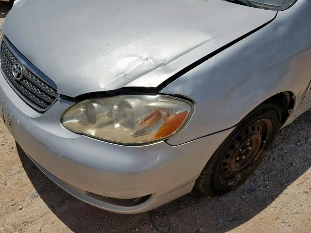 1NXBR32E77Z831342 - 2007 TOYOTA COROLLA/CE SILVER photo 9