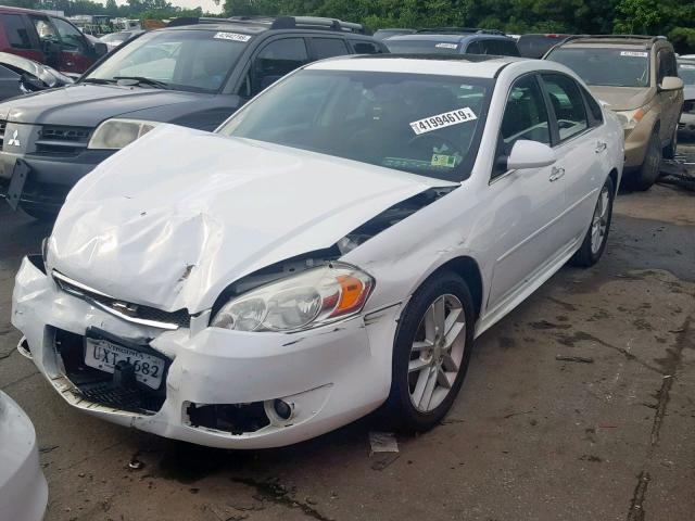 2G1WC5E30D1200722 - 2013 CHEVROLET IMPALA LTZ WHITE photo 2