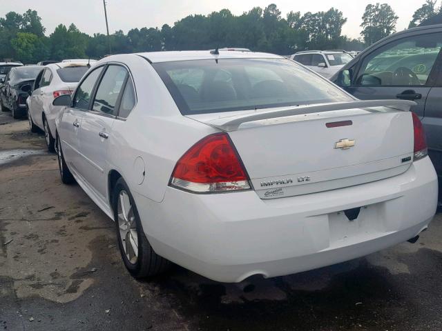 2G1WC5E30D1200722 - 2013 CHEVROLET IMPALA LTZ WHITE photo 3