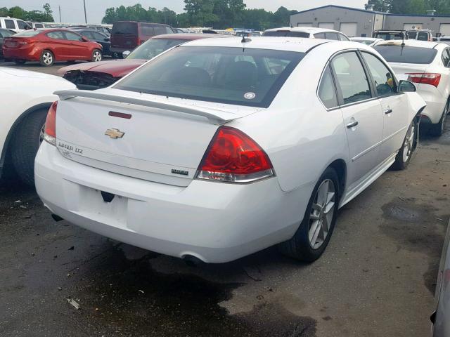 2G1WC5E30D1200722 - 2013 CHEVROLET IMPALA LTZ WHITE photo 4