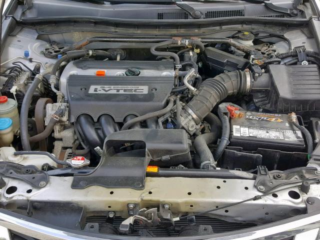 1HGCP26859A046711 - 2009 HONDA ACCORD EXL SILVER photo 7