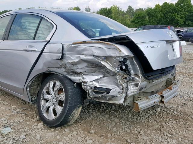 1HGCP26859A046711 - 2009 HONDA ACCORD EXL SILVER photo 9