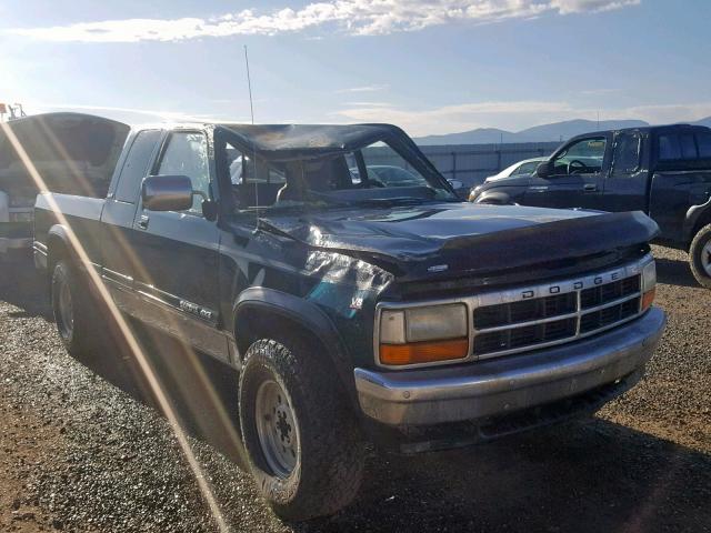 1B7GG23Y3RS681571 - 1994 DODGE DAKOTA GREEN photo 1