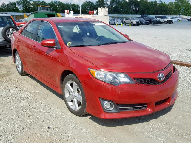 4T1BF1FK9DU701250 - 2013 TOYOTA CAMRY L RED photo 1