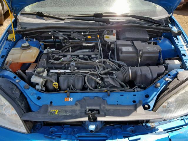 1FAFP34N97W233739 - 2007 FORD FOCUS ZX4 BLUE photo 7