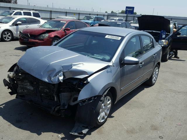 3N1AB6AP1CL734525 - 2012 NISSAN SENTRA 2.0 SILVER photo 2