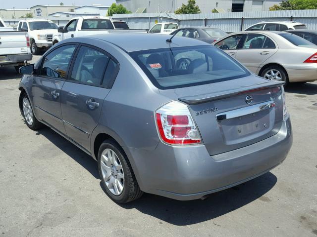 3N1AB6AP1CL734525 - 2012 NISSAN SENTRA 2.0 SILVER photo 3