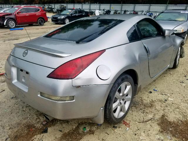 JN1AZ34D34T151964 - 2004 NISSAN 350Z COUPE SILVER photo 4