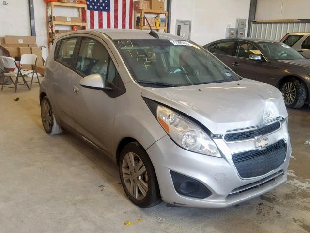 KL8CD6S90FC720110 - 2015 CHEVROLET SPARK 1LT SILVER photo 1