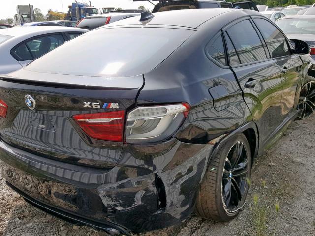 5YMKW8C55F0G93650 - 2015 BMW X6 M BLACK photo 4