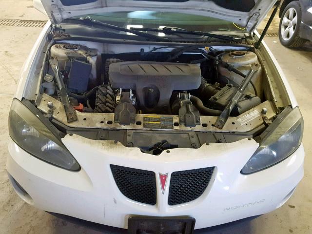 2G2WP552961266518 - 2006 PONTIAC GRAND PRIX WHITE photo 7