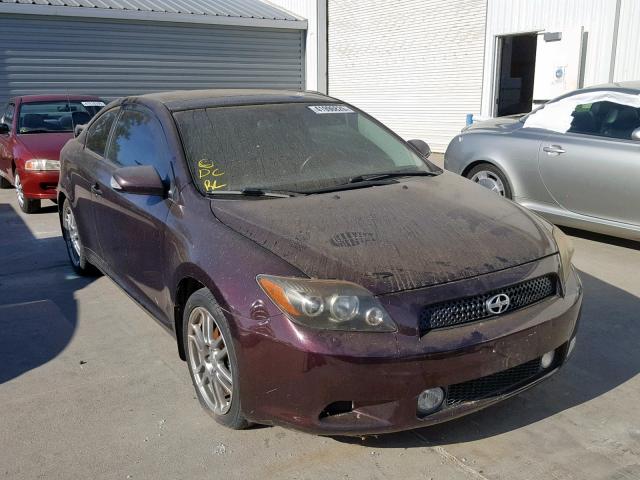 JTKDE167X80237838 - 2008 TOYOTA SCION TC MAROON photo 1