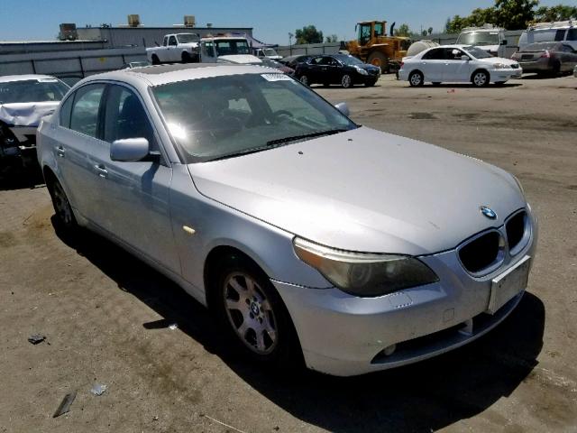 WBANA53504B853240 - 2004 BMW 525 I SILVER photo 1