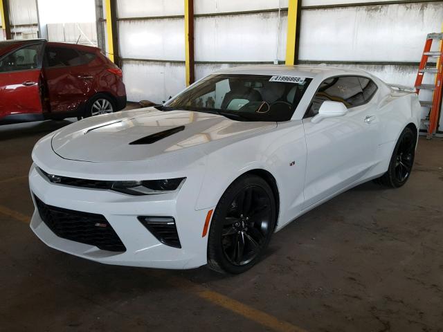 1G1FH1R78G0126330 - 2016 CHEVROLET CAMARO SS WHITE photo 2