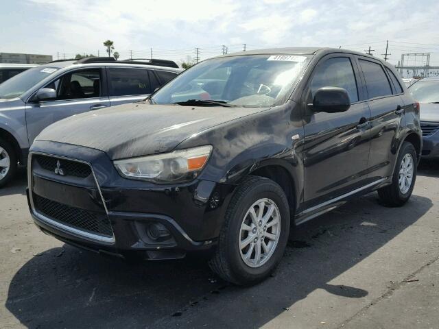 JA4AP3AU4BZ012325 - 2011 MITSUBISHI OUTLANDER BLACK photo 2