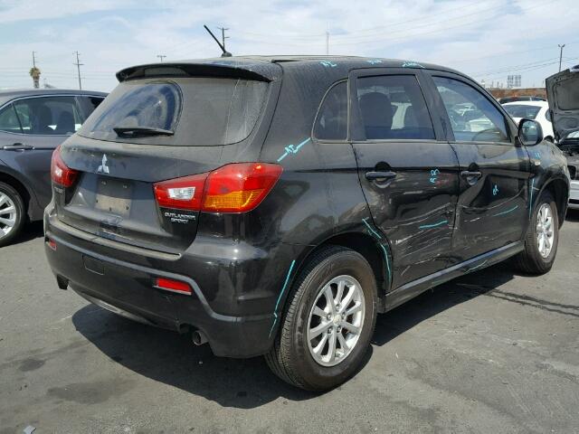 JA4AP3AU4BZ012325 - 2011 MITSUBISHI OUTLANDER BLACK photo 4