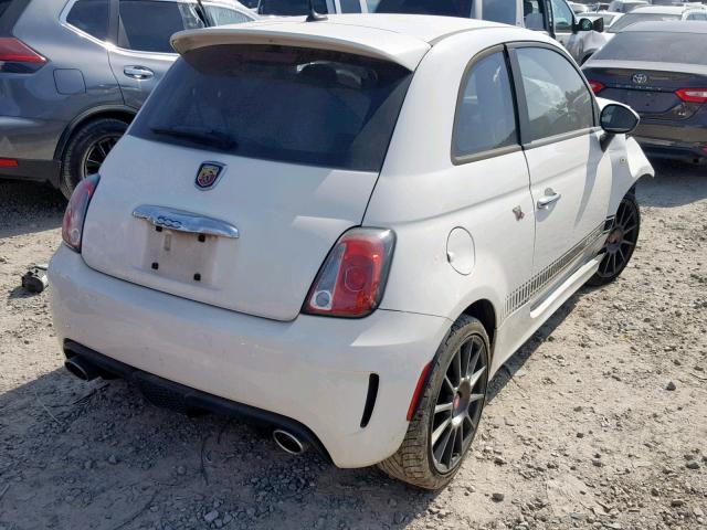 3C3CFFFH9FT500301 - 2015 FIAT 500 ABARTH WHITE photo 4